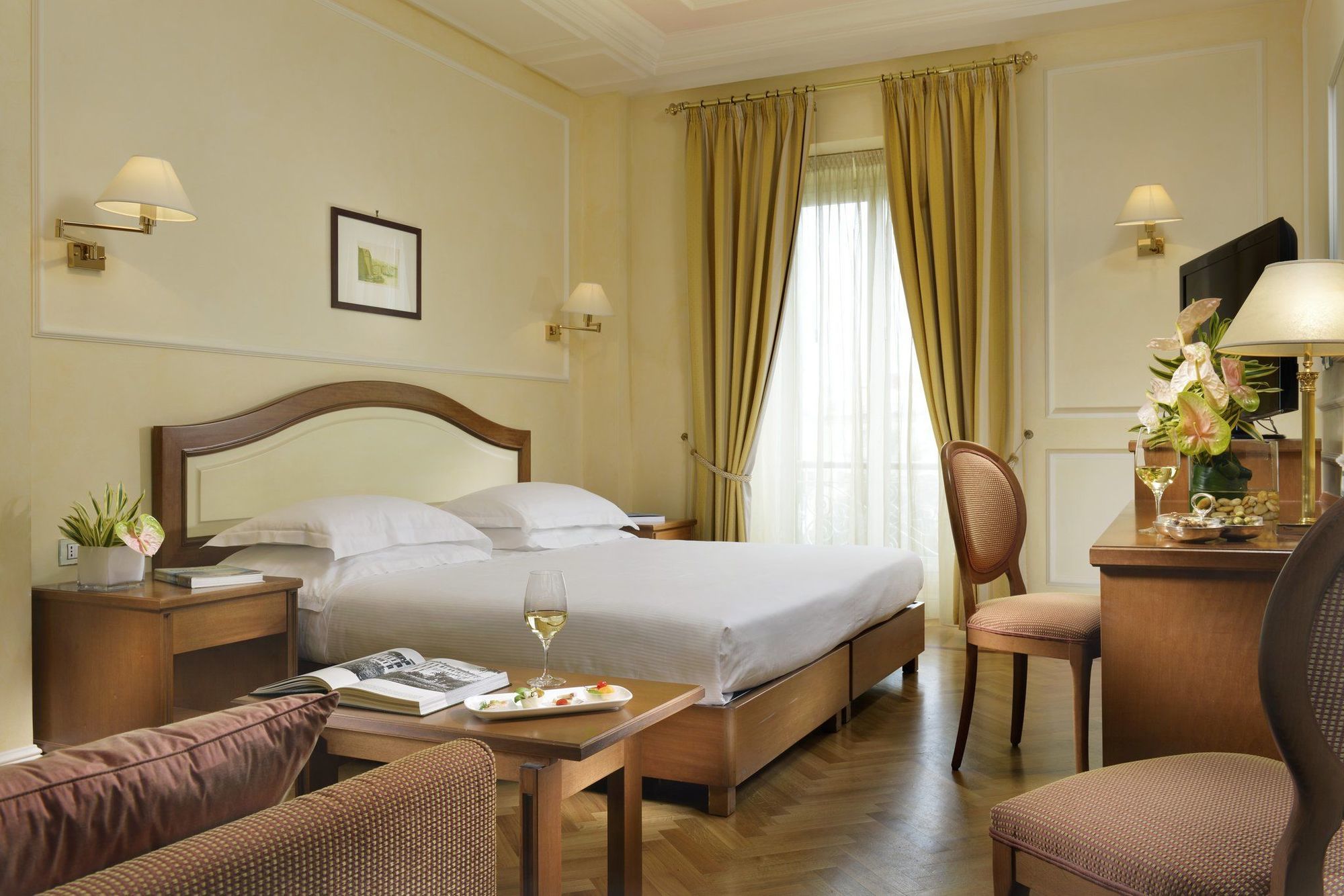 圣雷莫皇家酒店 圣雷默 客房 照片 A room at the hotel